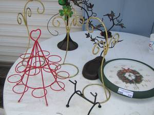 lot 175 image: metal art votive candle holders for wall dcor