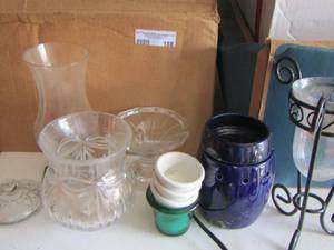 lot 188 image: vases and candle holders