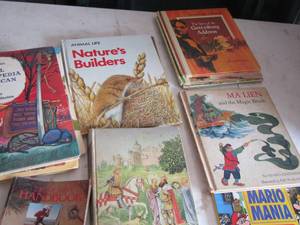 lot 195 image: book lot for kids- mother goose- silly stories- rhyme time-melodies plus more