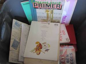 lot 26 image: large lot of sheet music
