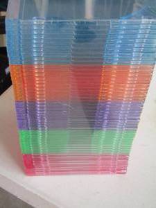 lot 217 image: new pack of cd cases all colors