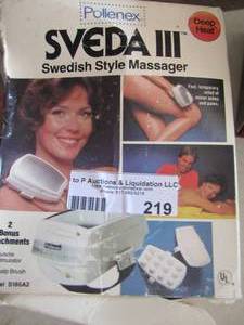 lot 219 image: Sveda swedish style body massager in original box