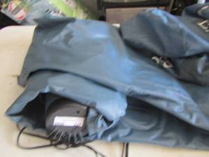 lot 227 image: twin size air bed in a bag with built in air pump