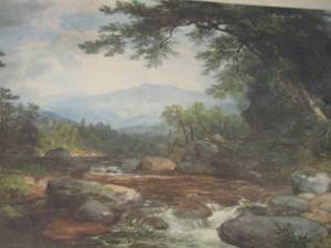 lot 205 image: 2940 Monument Mountain Berkshires art-- American 17961886-- by Asher B. Durand