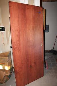 lot 184 image: Solid wooden door as shown