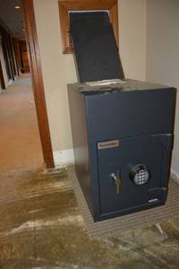 lot 180 image: AMSEC deposit safe with shoot and digital lock