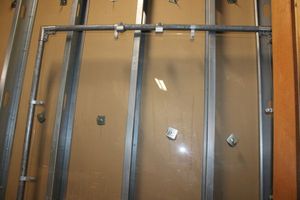 lot 210 image: 4X8 Plexiglass with pipe frame