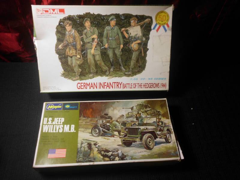 lot 116 image: VINTAGE MODEL KITS