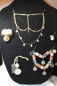 lot 8 image: Coin Jewelry - see description below