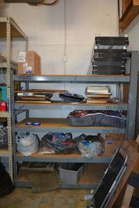 lot 86 image: Industrial Shelf (not contents) Approx. 70x30x6