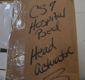 lot 76 image: Medical CS7 Hospital bed Head Actuator