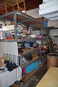 lot 95 image: Industrial shelf (not contents)