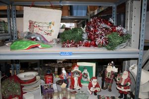 lot 161 image: Christmas decorations and garland