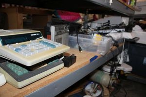 lot 178 image: Electronics Adding machines, vintage cassette player, and more