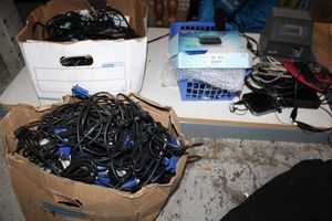 lot 181 image: Misc. electronics and cables