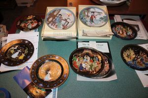 lot 37 image: Collector Plates Russian legends and Chinese Imperial brands. See photos. 8 total