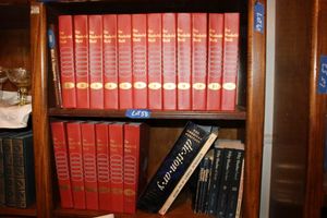 lot 58 image: Our Wonderful World 1960s Encyclopedias, American Heritage Dictionaries, Fifty Shades series