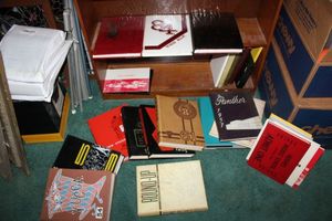 lot 293 image: Vintage yearbooks - North Texas State, TCU, Baylor, Burleson H.S. and more