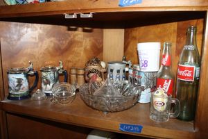 lot 248 image: Collector soda bottles, beer steins and more