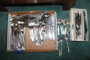 lot 277 image: Silverware sets as shown