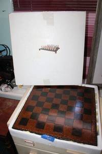 lot 314 image: Vintage Western Cowboy Chess set
