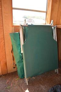lot 347 image: Folding camping cot