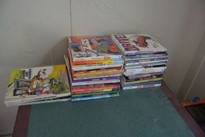 lot 329 image: Cartoon books Zits, Calvin and Hobbes. See photos.
