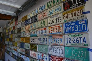 lot 365 image: License plates - 51 - all 50 states and District of Columbia