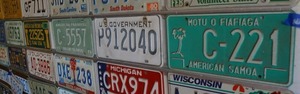 lot 366 image: License plates - 6 - American Territories