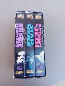 lot 25 image: Star Wars VHS Box Set Return of the Jedi, A New Hope, and Empire Strikes Back