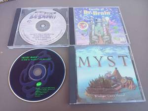 lot 72 image: Mindbending CD-Rom Set Including The Lost Mind of Dr. Brain, Castle of Dr. Brain, Inside Magic, and MYST