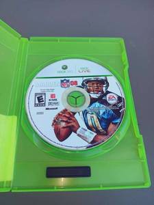 lot 65 image: XBOX 360 Live Madden NFL 08 by EA Sports - Rated E for Everyone