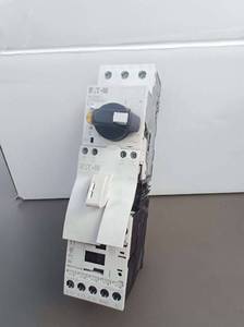 lot 124 image: $$ 2 Pc Set Including CE IECEN 60947-4-1 Imported Contactor Eaton Industries XTPR001BC1 Motor Control and PKZMO-1 Motor Breaker