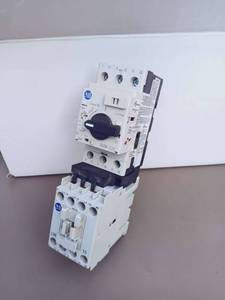 lot 125 image: $$ Allen Bradley 3 Pc Set Including 140M-C2E-B16 Ser C Molded 3-Pole Circuit Breaker, 190E-AND2-CB16X Ser B Starter, 100-C09 10 Ser A Starter w Contactor