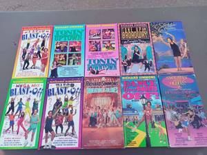 lot 55 image: 10 Piece Workout VHS Set