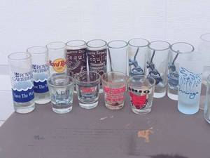 lot 100 image: Mixed Shot Glass Set
