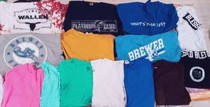 lot 107 image: 14 Pc T-Shirt Set (S-L) Including Morgan Wallen, Blessed, Platinum Club, and MORE