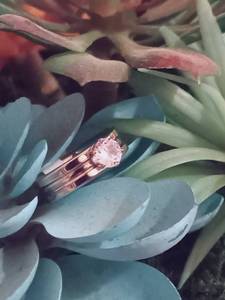 lot 182 image: Sz 8 (18 mm) Moissanite Zirconia Engagement Ring Solitaire NEW with Black Jewelry Box