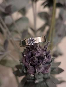 lot 198 image: Sz 11.5 (21 mm) Triton Wedding Band Stainless Steel NEW with Black Jewelry Box