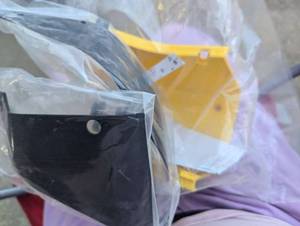 lot 305 image: $$ Commscope FGS-MU4E-A Up Elbow 45 Degree wCover 4x4 Yellow  Set of 2 priceitem