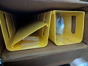 lot 302 image: CommScope Optical Fiber Routing Assembly Raceway Yellow Horizontal Straight Set of 2 priceitem