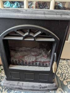 lot 365 image: Warm-Living Infrared Technology Indoor Heater w Fake Fire Element