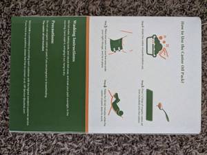 lot 359 image: NEW Castor Oil Pack Wrap Kit - Reusable - Adjustable - Full Body - Multi-part