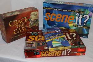 lot 35 image: Crack the Case & Scene It Games
