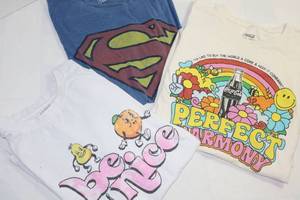 lot 69 image: Vintage Style T-Shirts Assorted Sizes