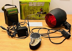 lot 17 image: Primos 250-Yard Varmint Hunting Light Kit W Cass Creek Mini Series Predator Handheld Electronic Game Call
