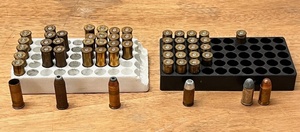 lot 20 image: Forty Seven (47) Rounds of .45, .44 Special, &amp .44 Magnum Rounds - Including Hollow Points - W Five (5) Rounds of .44 Magnum to Reload