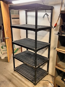 lot 46 image: Five Tier Storage Shelves