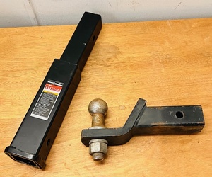 lot 47 image: Dual Sections of Receiver Hitch - Including 12 Haul Master ExtenderReceiver and Ball&nbsp