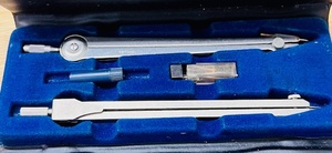 lot 63 image: Vintage U. S. Military Navigators Plotting Instrument Set 1986